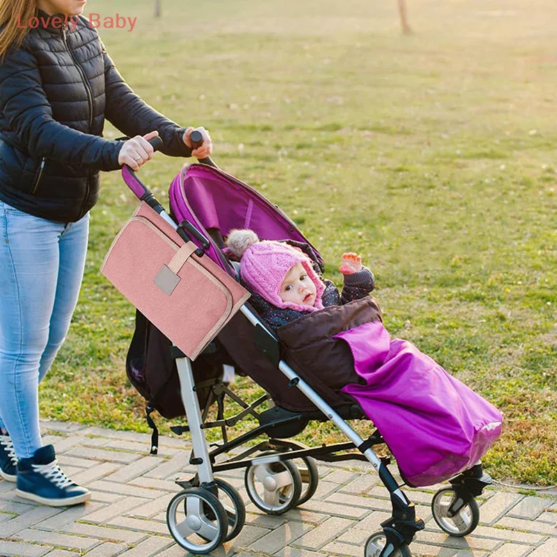 【BBS】وسادة تغيير الحفاضات المحمولة، سجادة تغيير حفاضات الأطفال القابلة للطي المقاومة للماء، سجادة تغيير حفاضات السفر للطفل