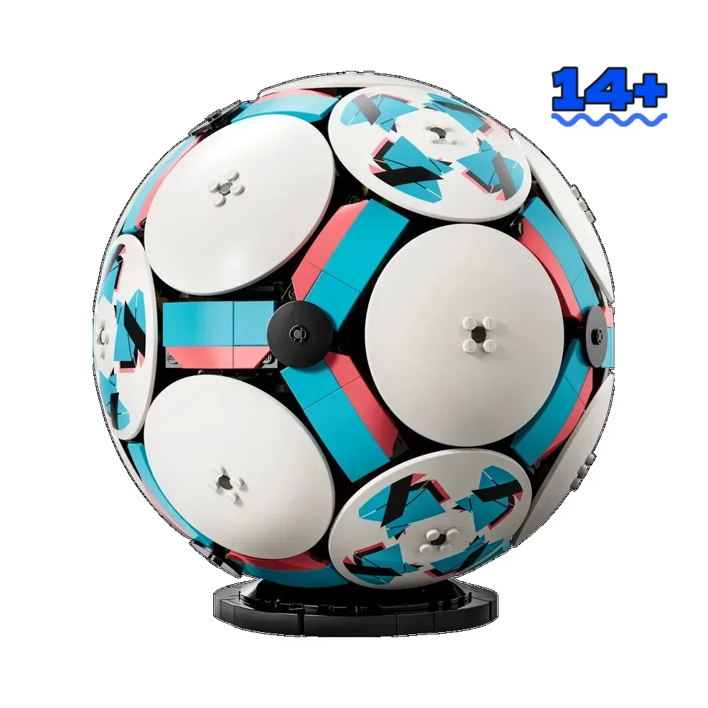 

Коллекционная модель Disney Creation 43019, 1498 деталей, футбольные строительные блоки, украшение для дома, семейные развлечения, сувениры для вечеринок, праздничные подарки