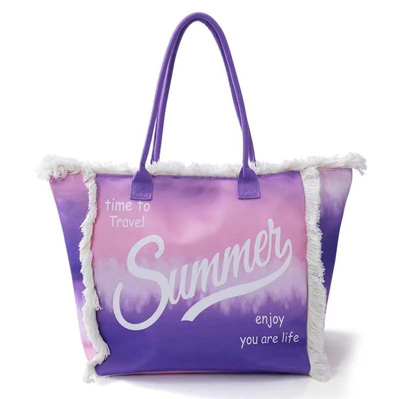 

-ABJZ цельные пляжные сумки женские сумки на плечо для отдыха модные кошельки красочные уличные сумки