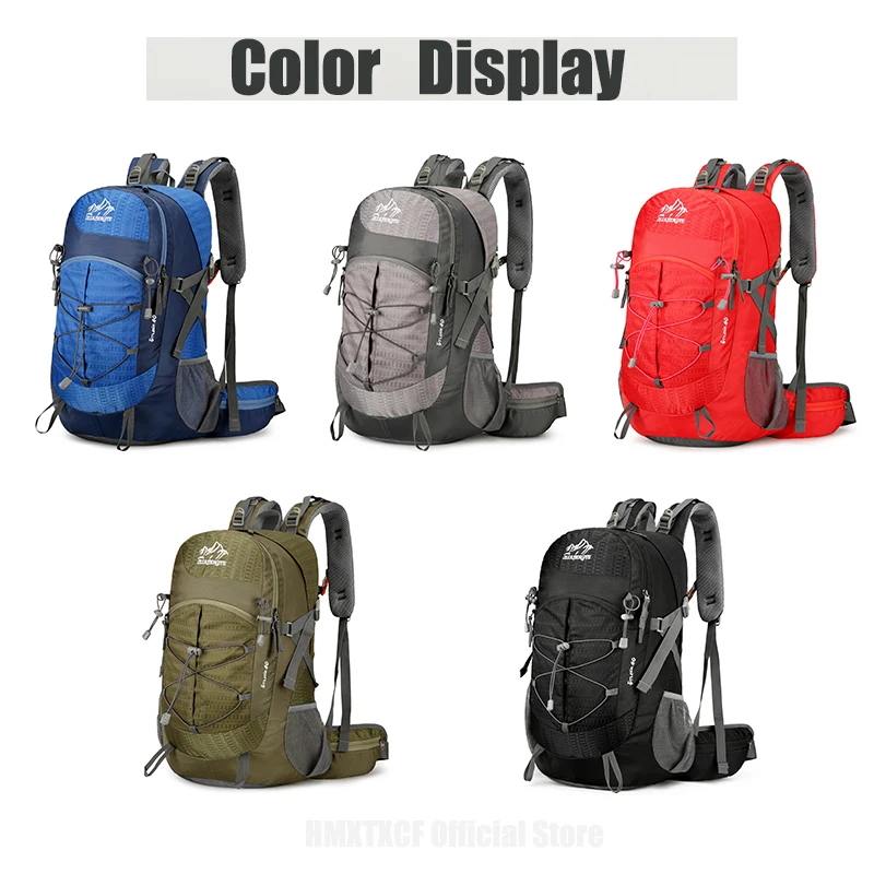 المشي لمسافات طويلة تخزين على ظهره قوي 40 لتر حقيبة السفر التكتيكية على ظهره الرحلات على ظهره تسلق الجبال المشي لمسافات طويلة التخييم على ظهره #2
