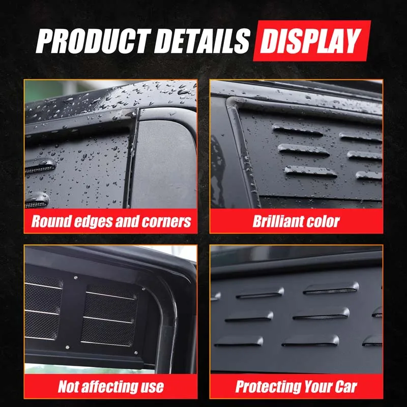 

Для Ford Ranger Wildtrak T6 T7 T8 2015-2022 гг., панель вентиляции окна автомобиля, украшение, модификация, аксессуары