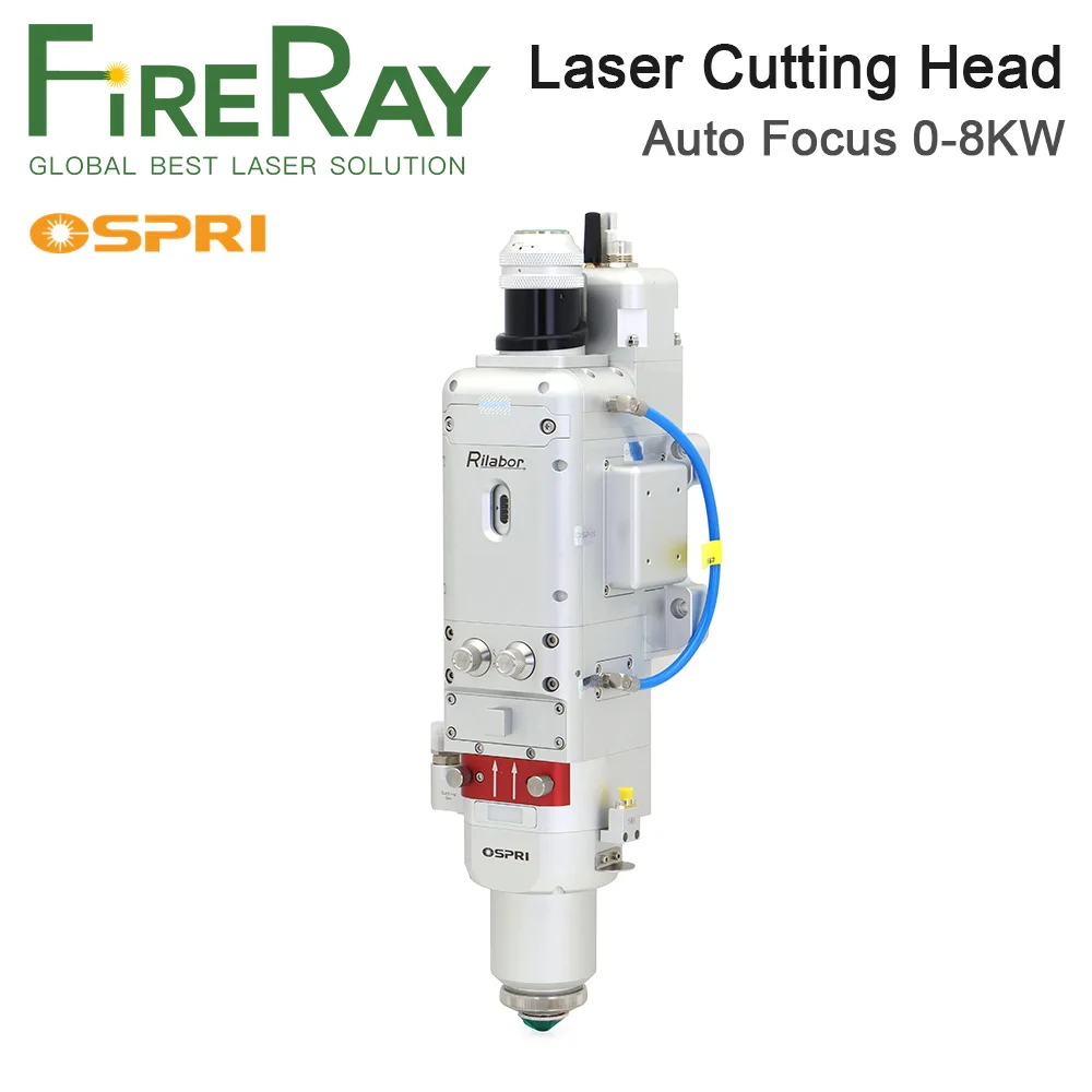 FireRay OSPRI LMC08 0-8KW Auto Focus Flatbed Laser Cutting Head with Built-in Motor for Fiber Laser Metal Sheet Cutting Machine