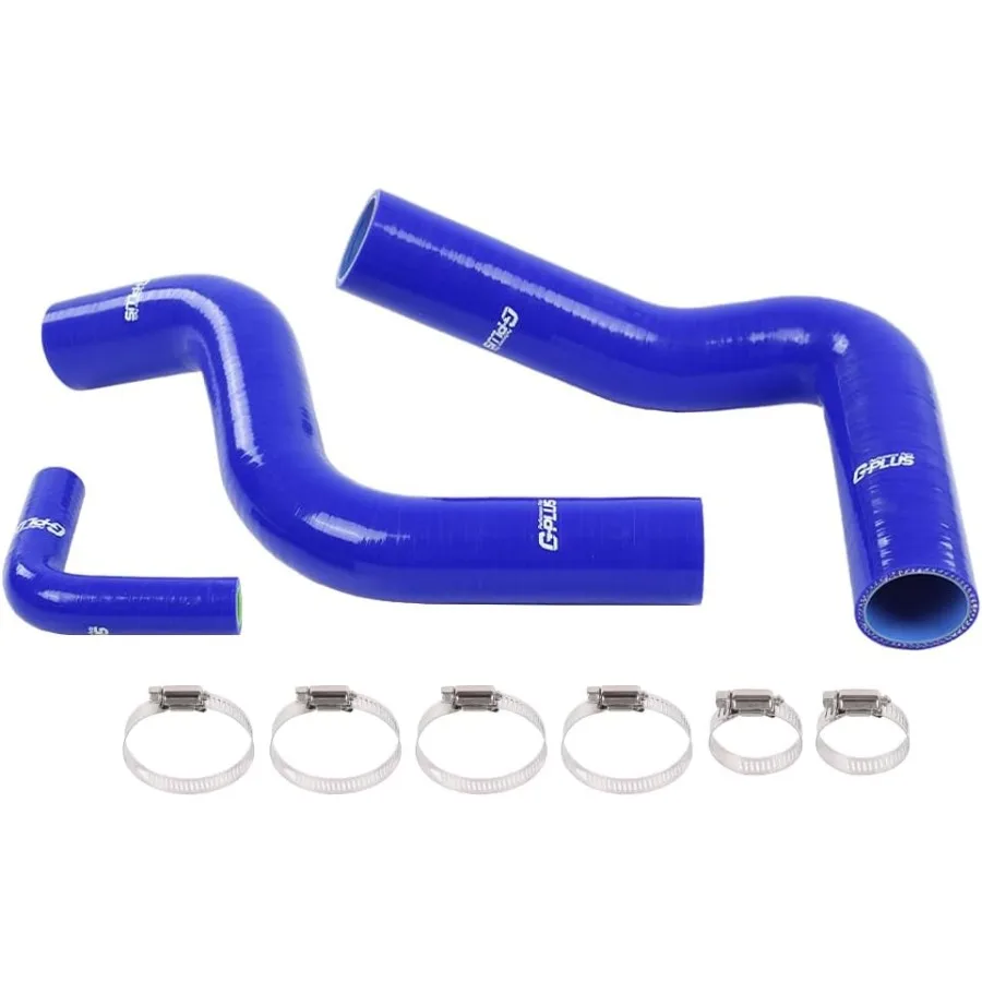 

GPLUS Blue Silicone Radiator Hose Kit Lower Upper for Ford Mustang 19641968 High Performance Cooling System Upgrade with Durabl