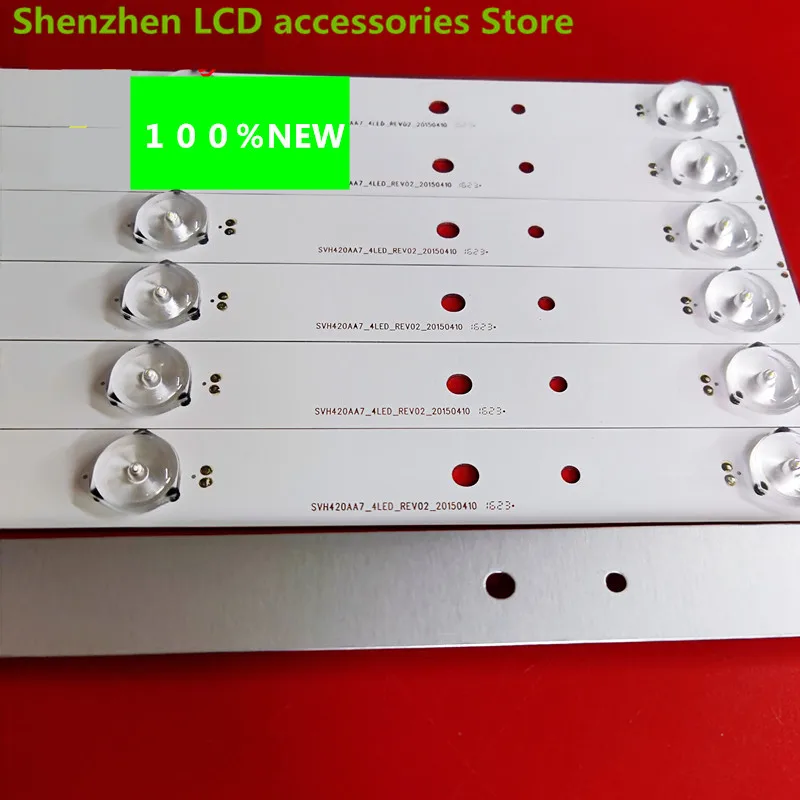 Per Hisense LED43M5000U barra luminosa SVH420AB2 SVH420AB3-REV02-4LED-160601 retroilluminazione 402MM 3V 4LED 100% nuovo