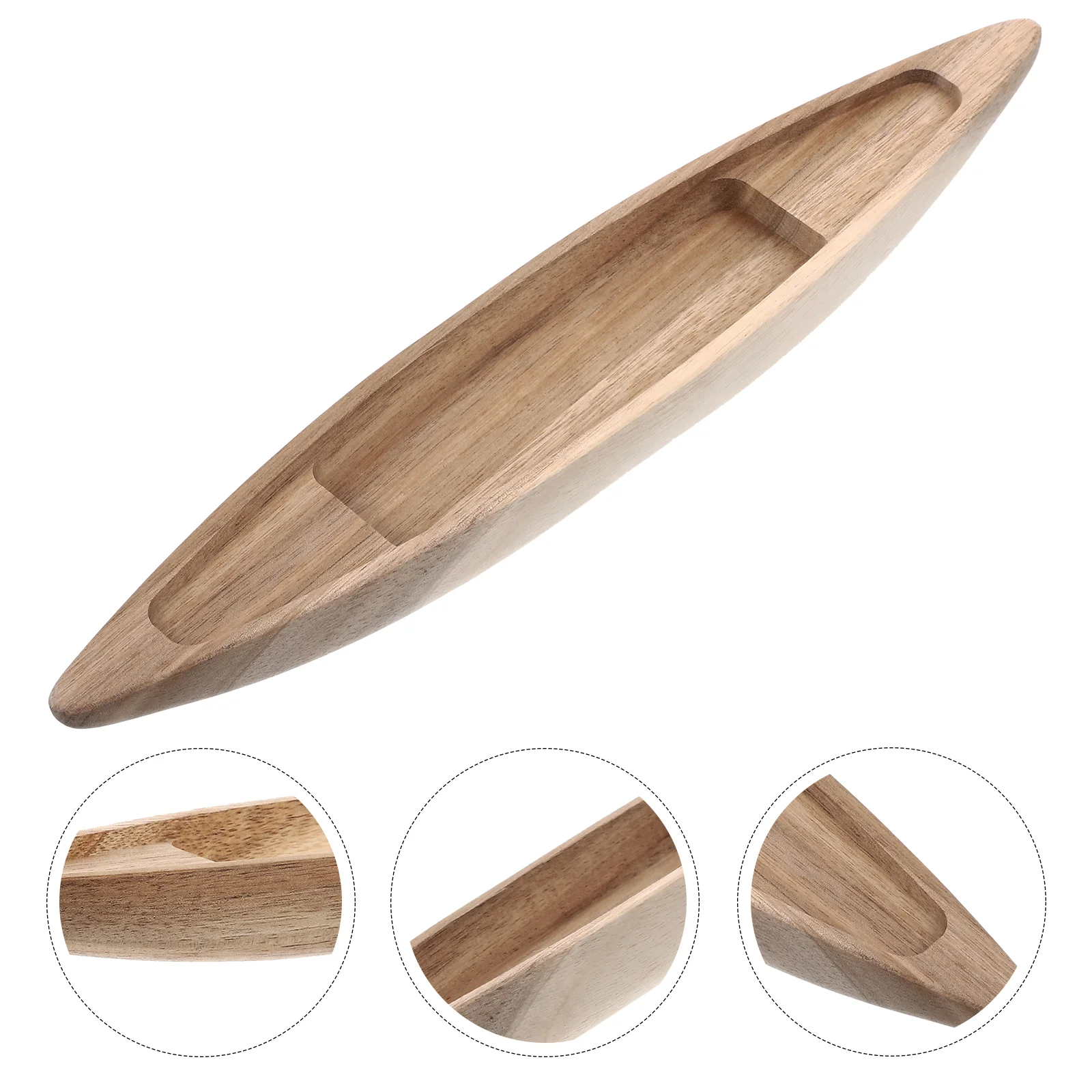 Office Boat Decor Artificial Unfinished Model Wooden Figurine Desktop Crafts Decoration