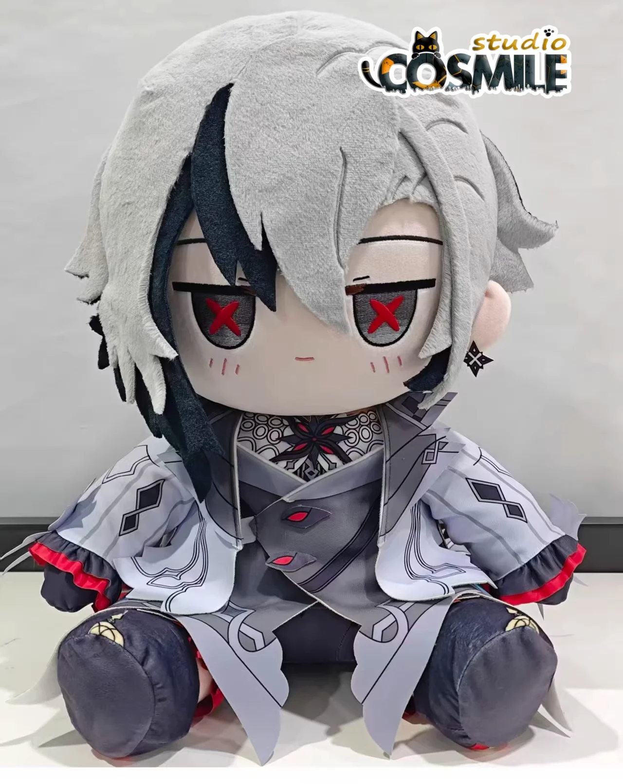 In Stock Genshin Impact Peruere ペルヴェーレ 페르엘 Arlecchino he Knave Fatui Stuffed Plushie 40cm Plush Seated Doll Body Clothes MT