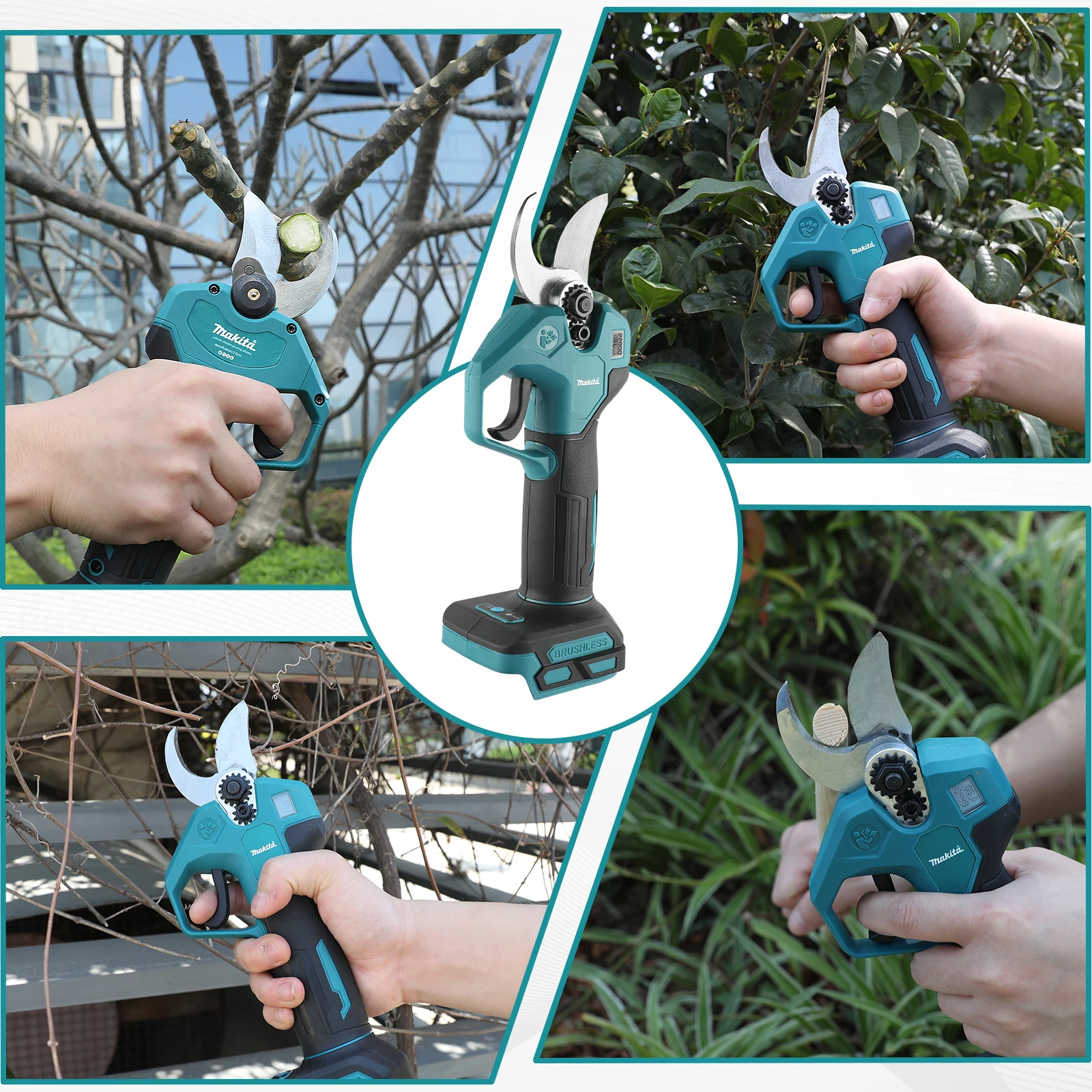 Cordless Electric Scissors For Trimming Branches And Leaves On Garden Fruit Trees, Rechargeable Branch Trimmer.MPP569