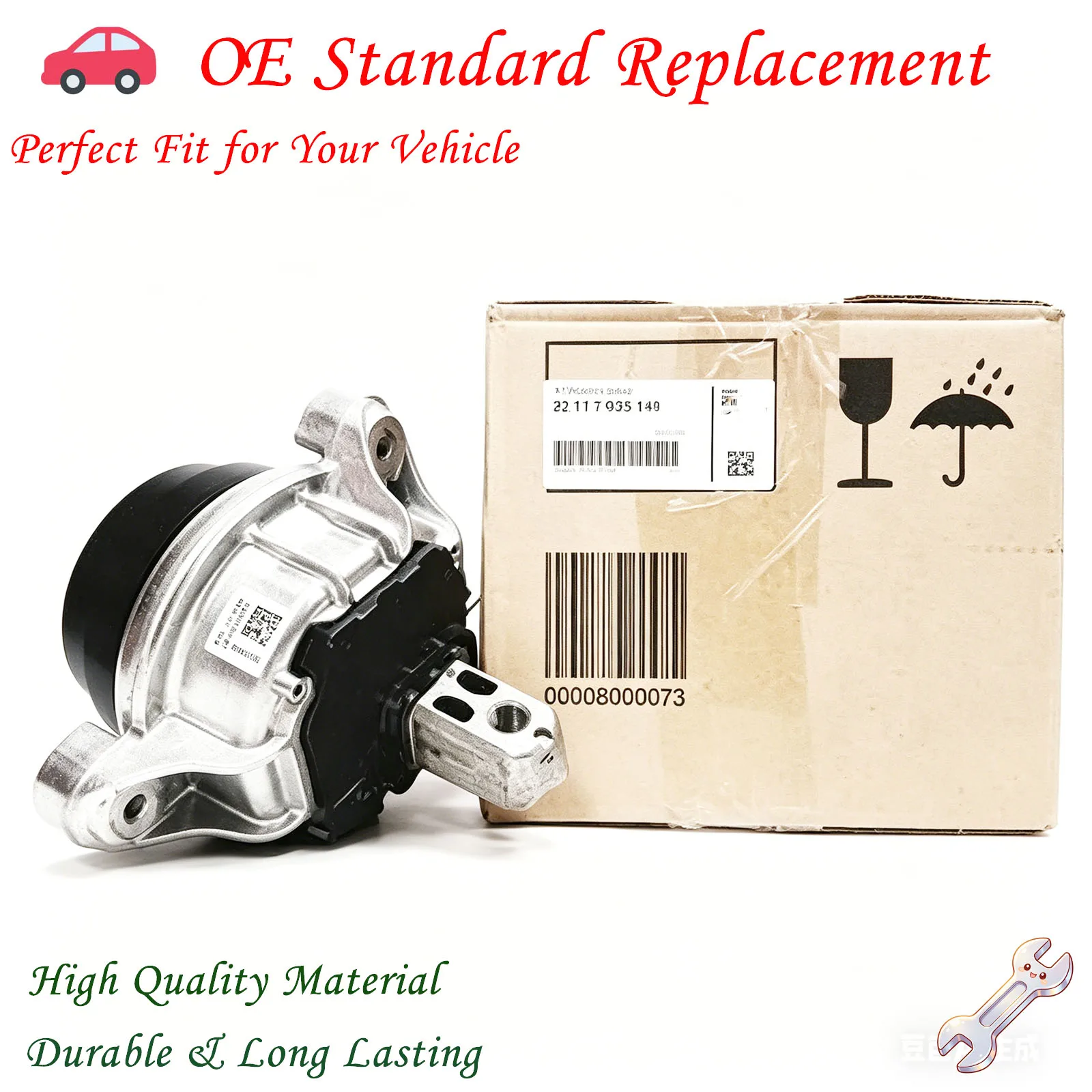 

Suitable for BMW 5 Series, 6 Series, M5, M6 engine mounts 22117935141, 22116780263, 22117935142, 22116780264 car accessories