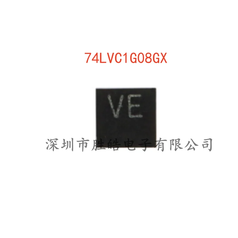 (10PCS)  NEW  74LVC1G08GX  ,  125   Single 2-Input with Door   X2SON-5    74LVC1G08GX    Integrated Circuit