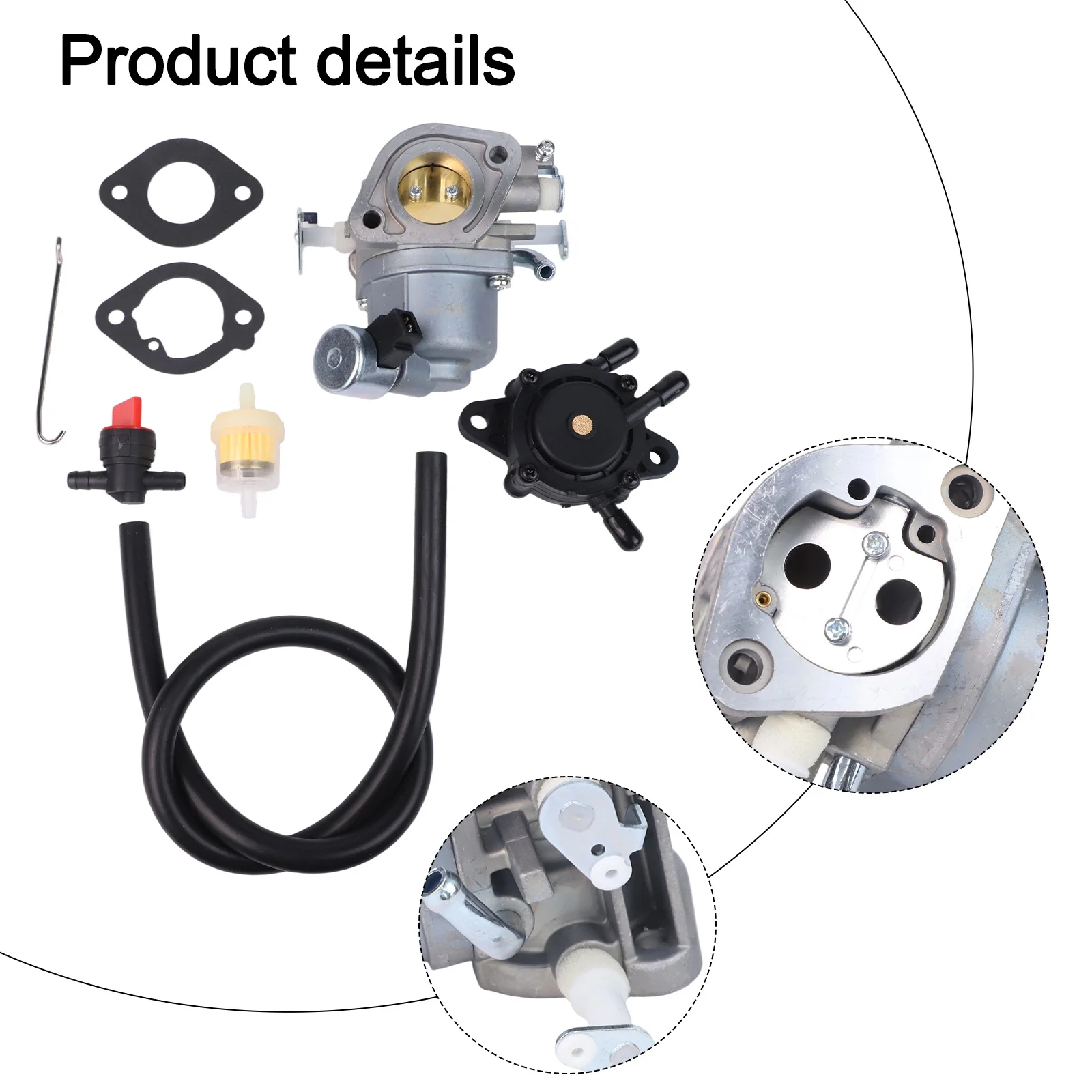 For Engine Repair Carburetor Kit Lawn Mower Steel Material Versatile Application Compatible Replacement For INTEK Engines