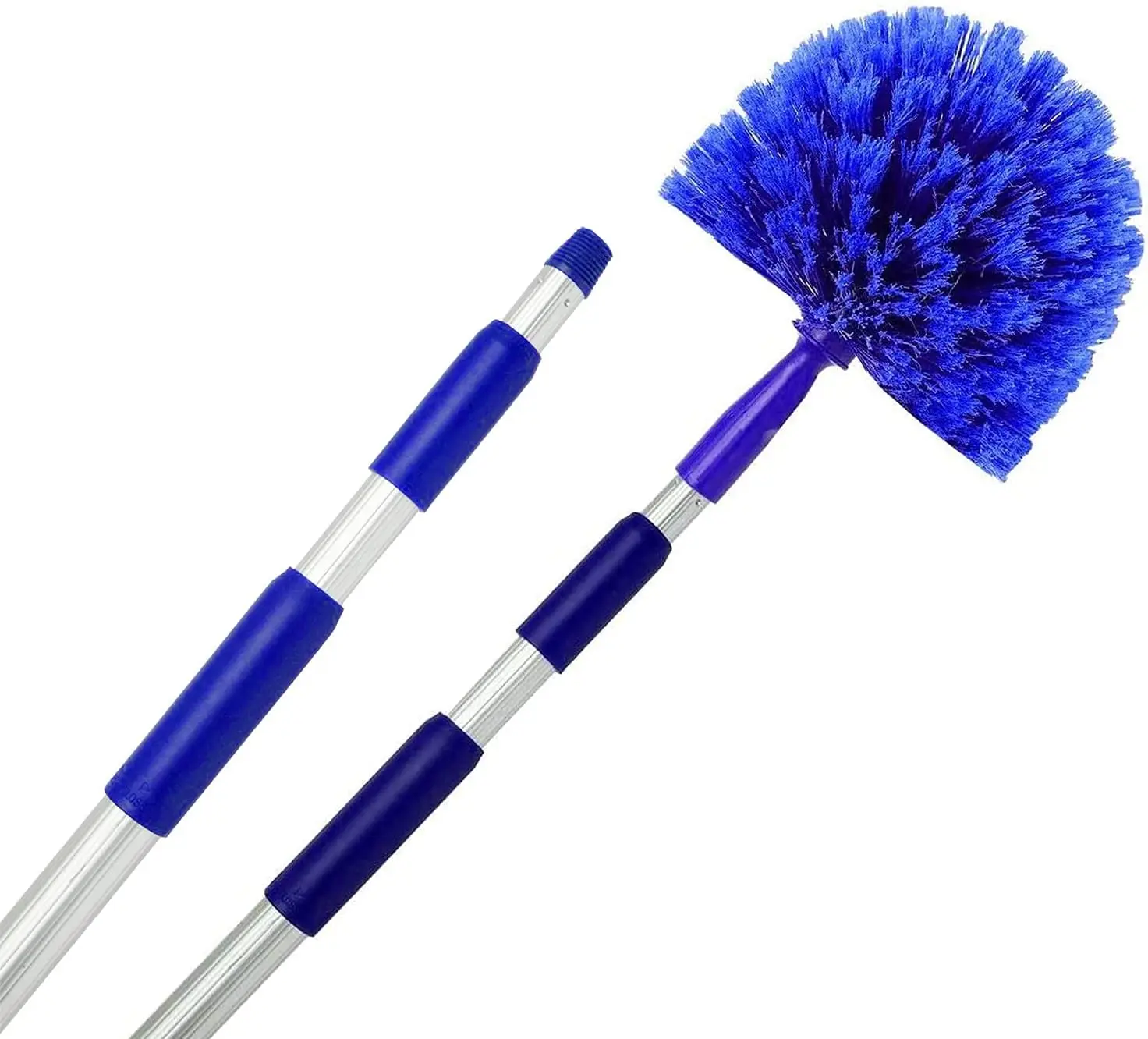 

Cobweb Duster, Extendable Reach 20 feet, Ceiling Fan Duster | 3-Stage Telescoping Pole | Medium Stiff