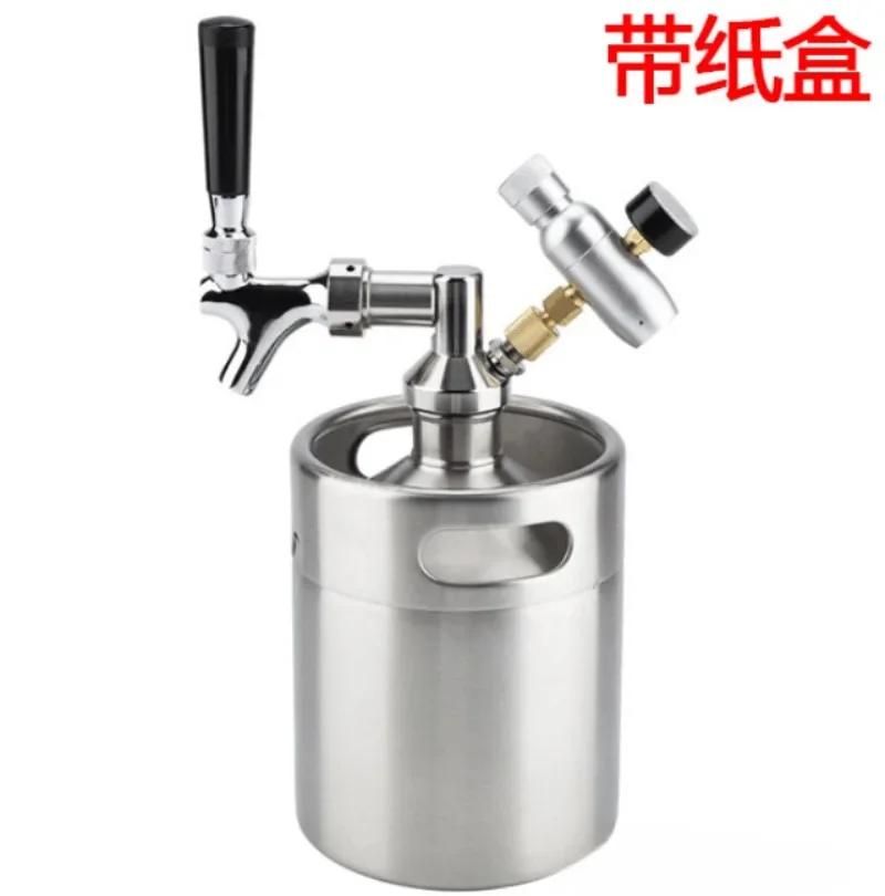 Mini Stainless Steel Wine Barrel Coffee Barrel Automatic Beer Beer Container Stainless Steel Wine Spear Wine Divider No. 2