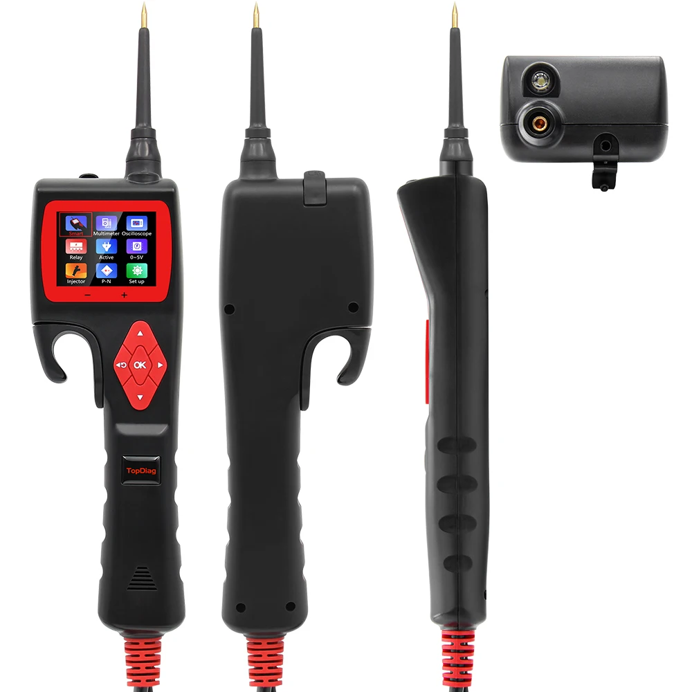 14 languages 12V to 36V P200 intelligent Car Electrical Power Probe Auto Circuit Tester Tool