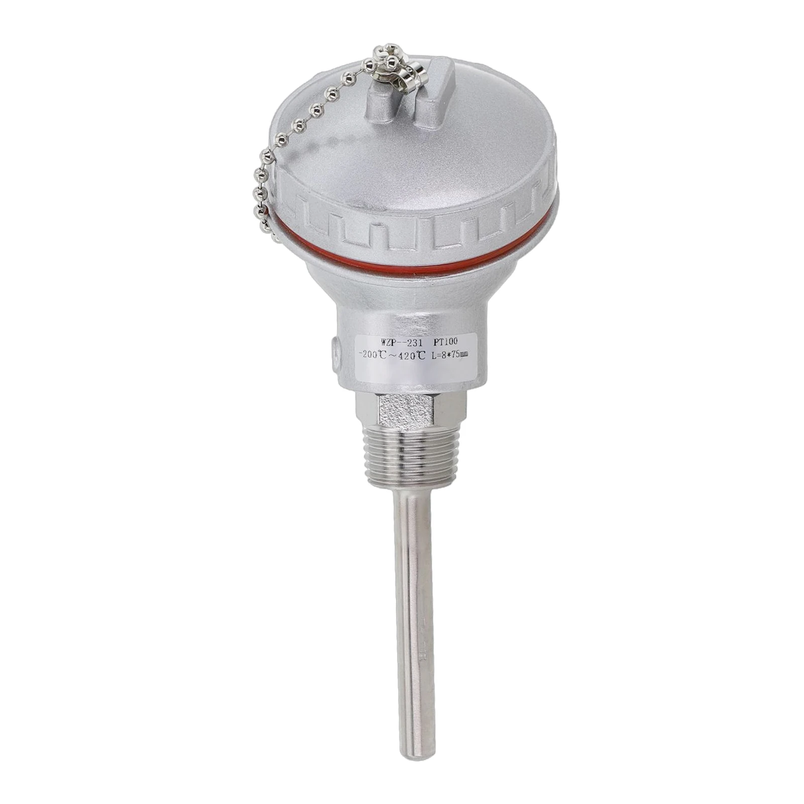 RTD PT100 Sensor Probe Measuring Accessories Silver Anti-corrosion Electrical Equipment Stainless Steel Practical