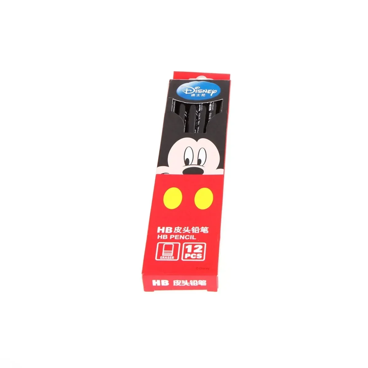 1/6/12 pencil Disney Cartoon HB Pencil with Eraser Mickey Minnie Stitch Painting Pencil Learning Education Stationery Child Gift