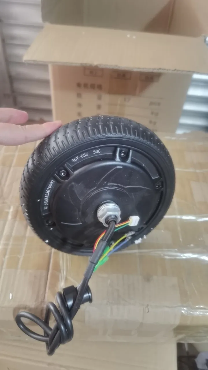 6.5-inch scooter electric scooter flatbed collision car motor 165mm DC brushless wheel hub motor with tires included