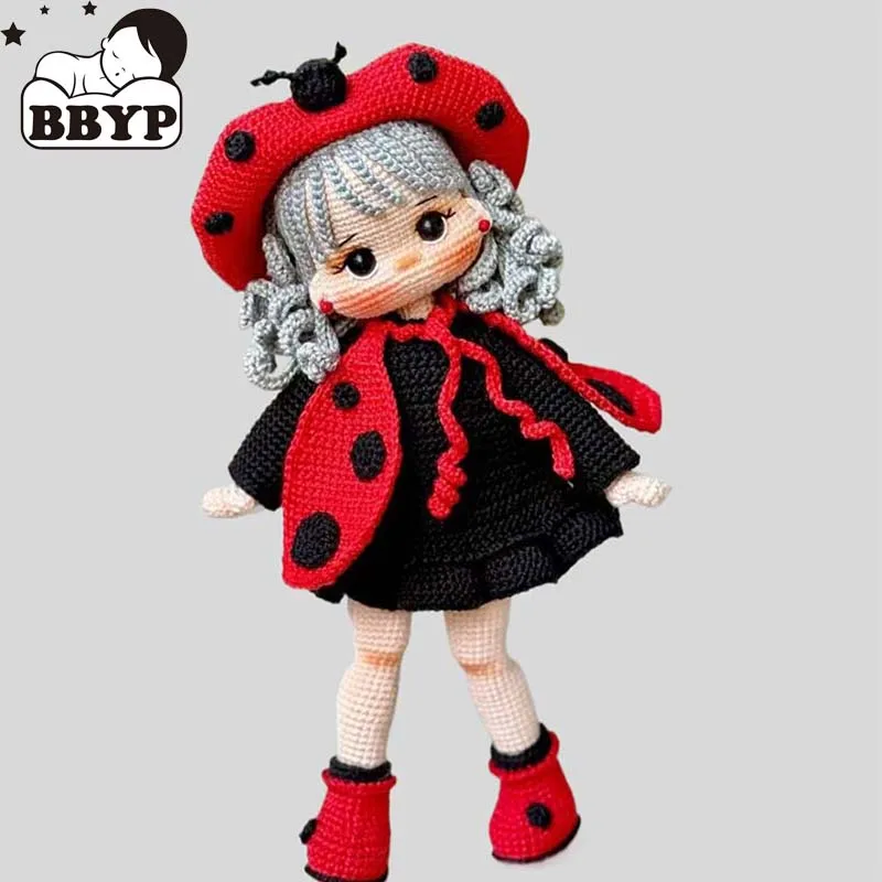 

Handmade Knitting Doll Crochet Lemon Girl Doll Crochet Dolls For Home Accessories Pattern Craft Toy Ornaments