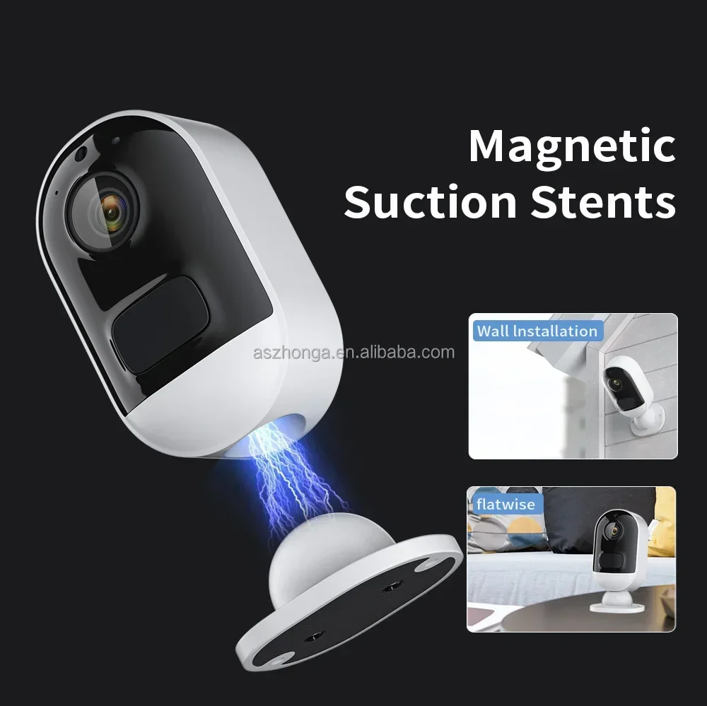 4CH Mini Smart Wireless Ip Network Security Home Surveillance CCTV Battery Camera System 3MP WiFi 7 Inch LCD Nvr Kit