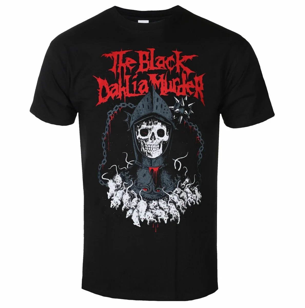 The Black Dahlia Murder Verminous Legions Attack Graphic Short Sleeve Top Men Women Death‑Metal Band Skull Helmet