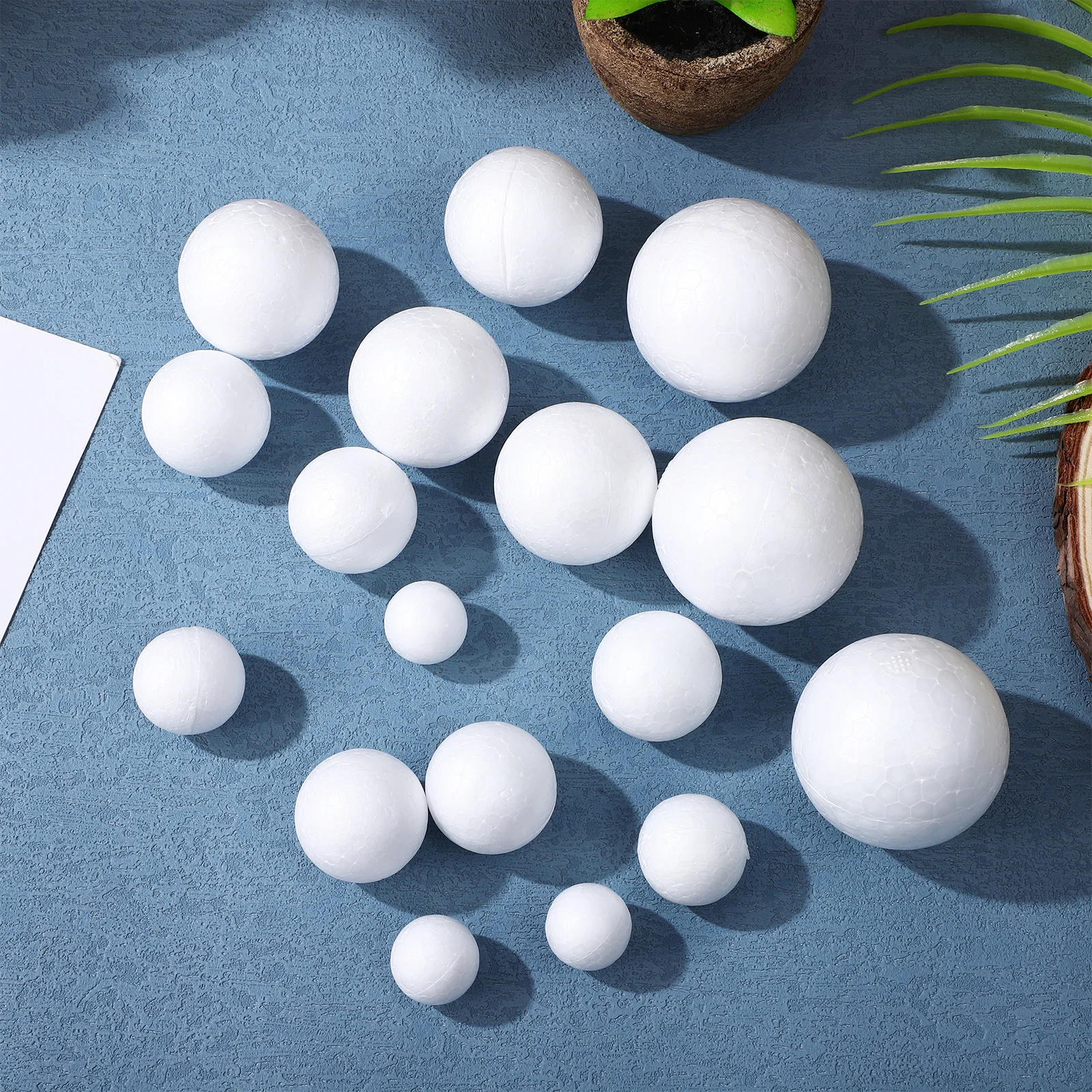 50 قطعة كرات رغوة الحرفية المجالات السلس Diy بها بنفسك الزفاف شجرة عيد الميلاد الحلي الحرف الزخرفية عيد الميلاد معلقة العرض