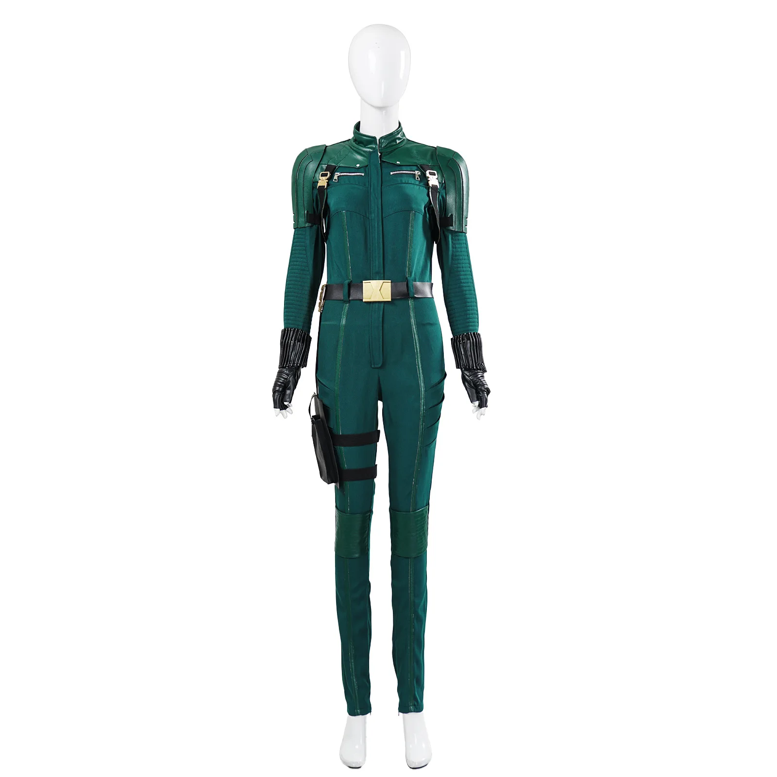 

Movie Yelena Core Widow Cosplay Costume Thunder Bolts Green Uniform Woman Halloween Carnival Cosplay Yelena Core Bodysuits
