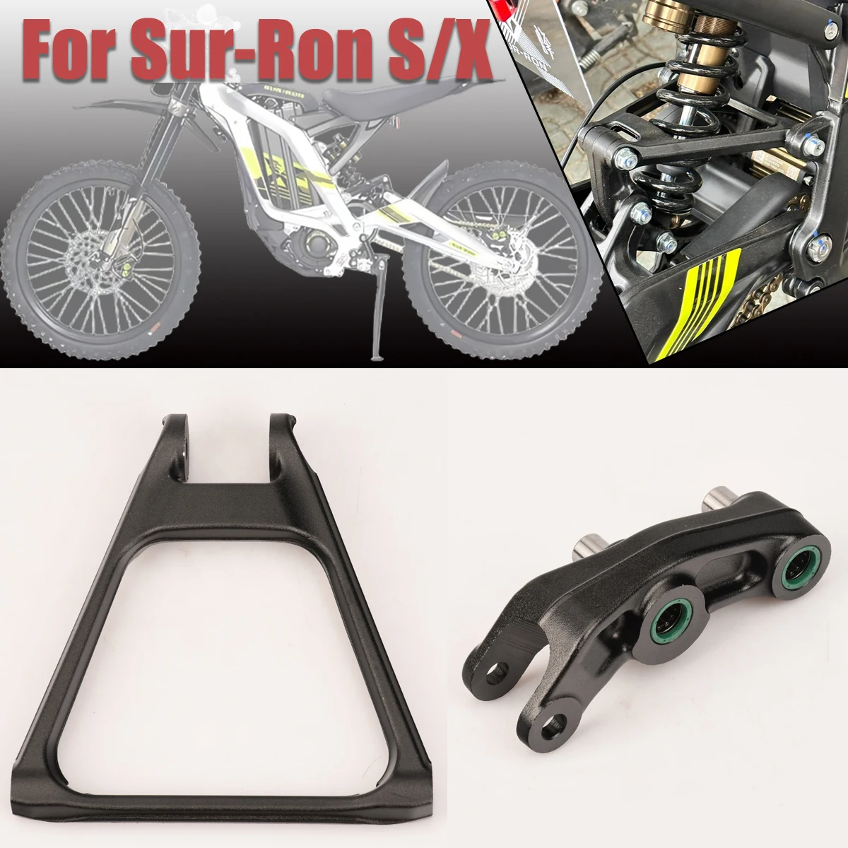 

For Surron Light Bee S X Rear Shock Absorber Linkage Triangle For Segway X160 X260 Electric Off-Road Motorcycle Accessories