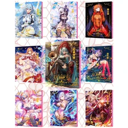 Meet The Goddess Hatsune Miku Ayanami Rei Anime Character Bronzing Rare Game Collection Flash Card Toys Christmas Gift