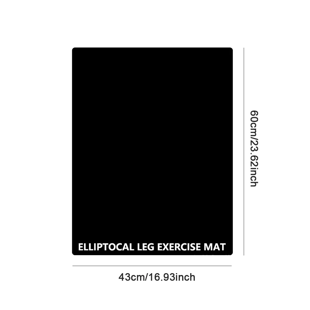 Ellipse Leg Exerciser Machine Mat Under Desk Elliptical Mat Soft Stepper Floor Mat Enhance Stability for Exercise Equipment