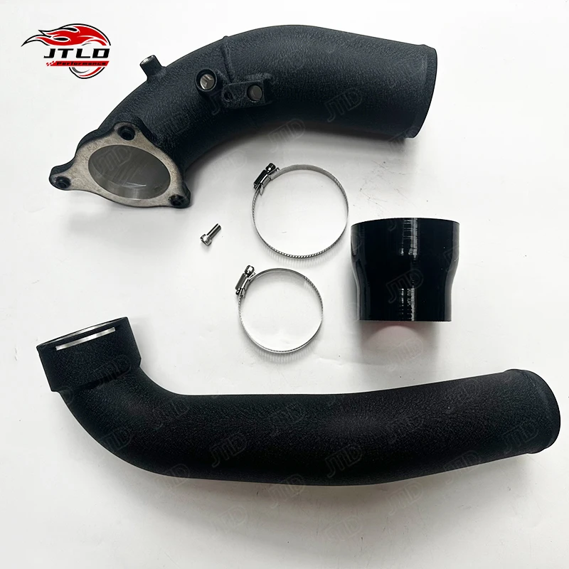 Sistem Pipa Intake Udara Dingin Aluminium JTLD untuk BMW G20 B58 3.0T A90 Supra B58 Gen1, Kit Filter Pipa Pengisian