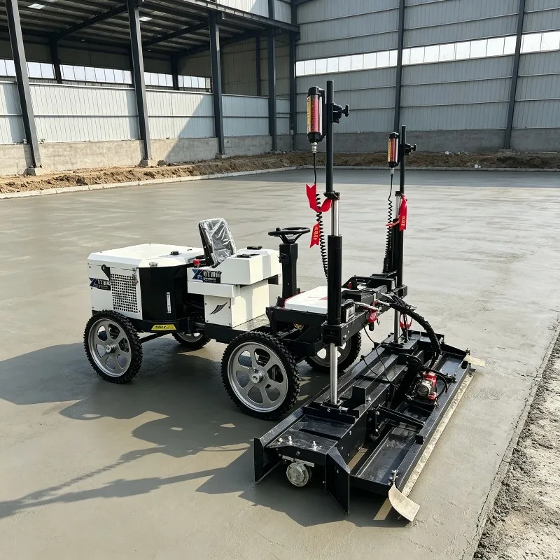 Machine à laser pour le nivellement du béton, système vibrant automatique, châssis robuste pour grands entrepôts et centres de distribution, personnalisable