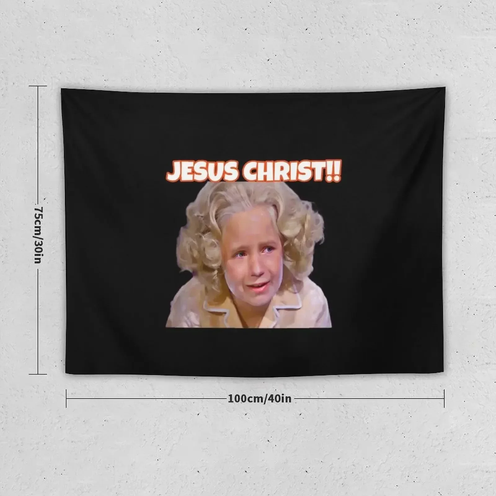 Jesus Christ!! Mommie Dearest Tapestry Decoration Wall Bedroom Decoration Tapestry