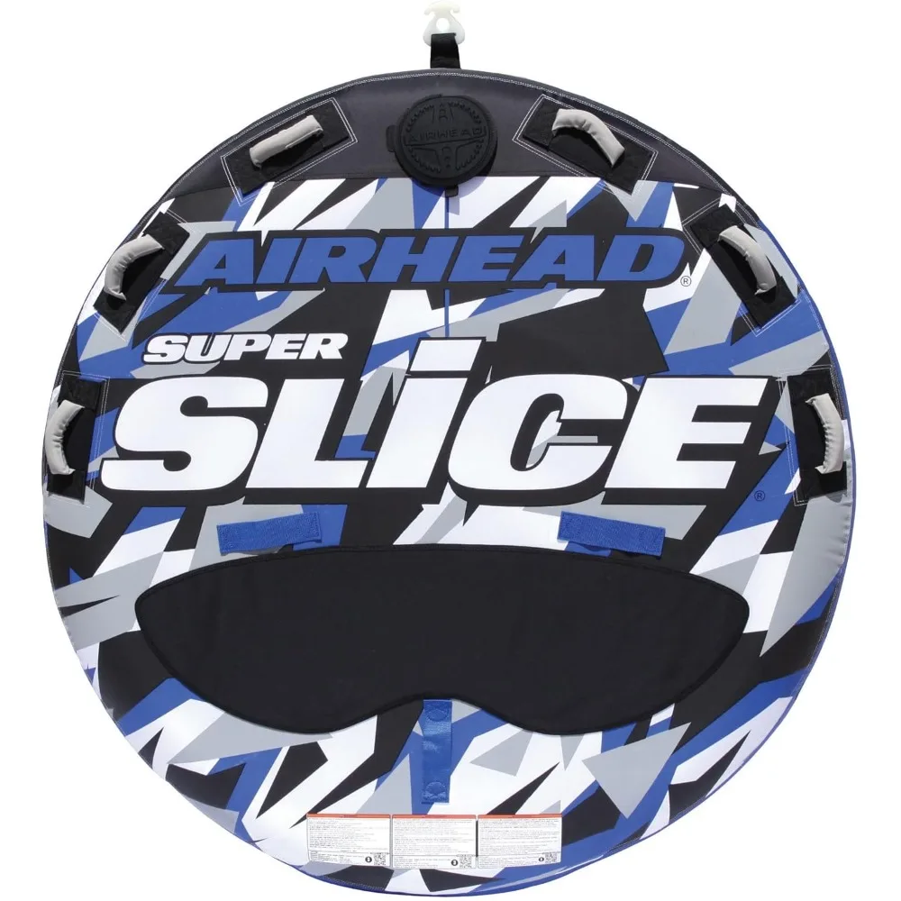 

Slice Towable 2-4 Rider Models, Tube for Boating and Water Sports, Heavy Duty Full Nylon Cover with Zipper, EVA Foam Pad