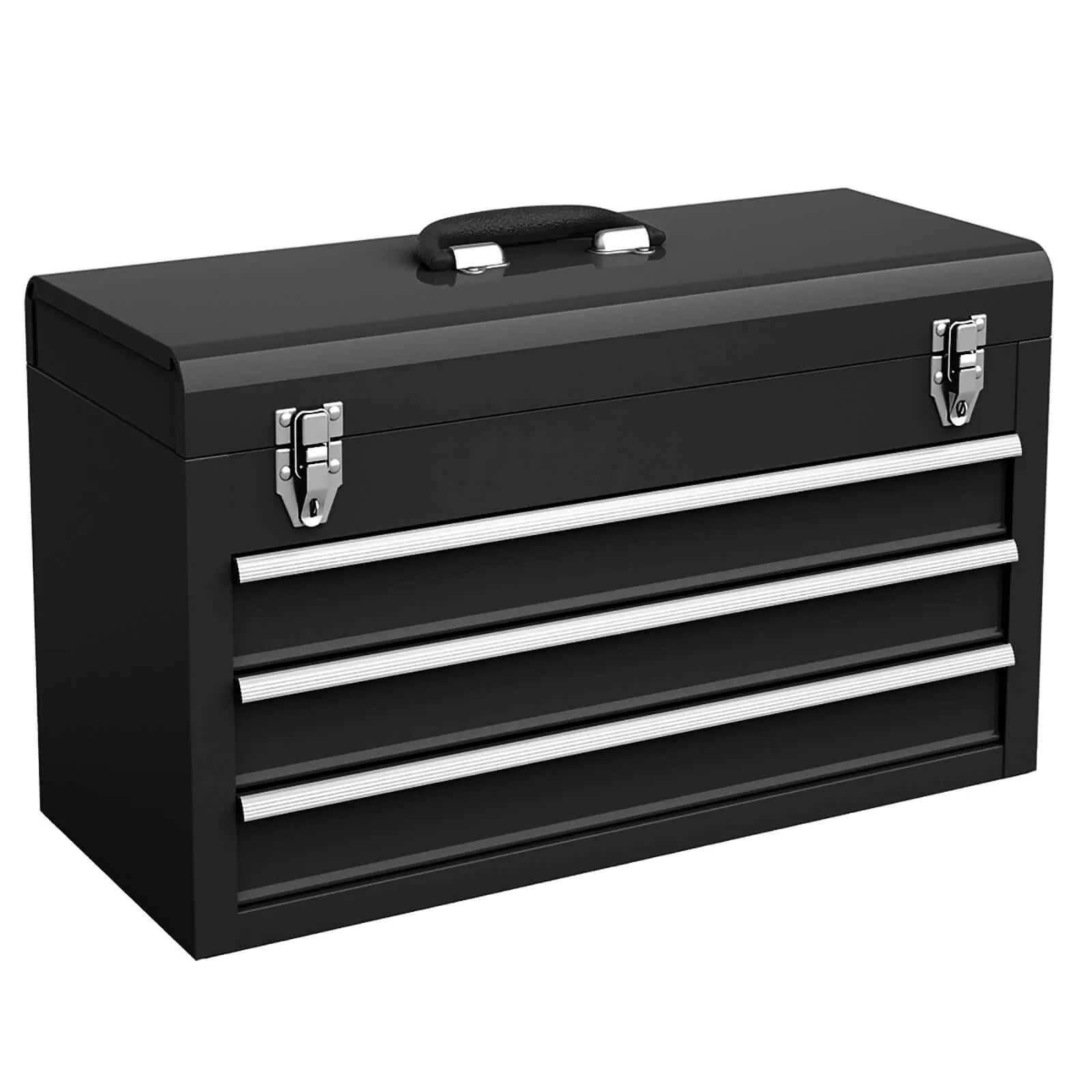 

3-Drawer Metal Tool Box Storage Cabinet Garage Mechanic Organizer