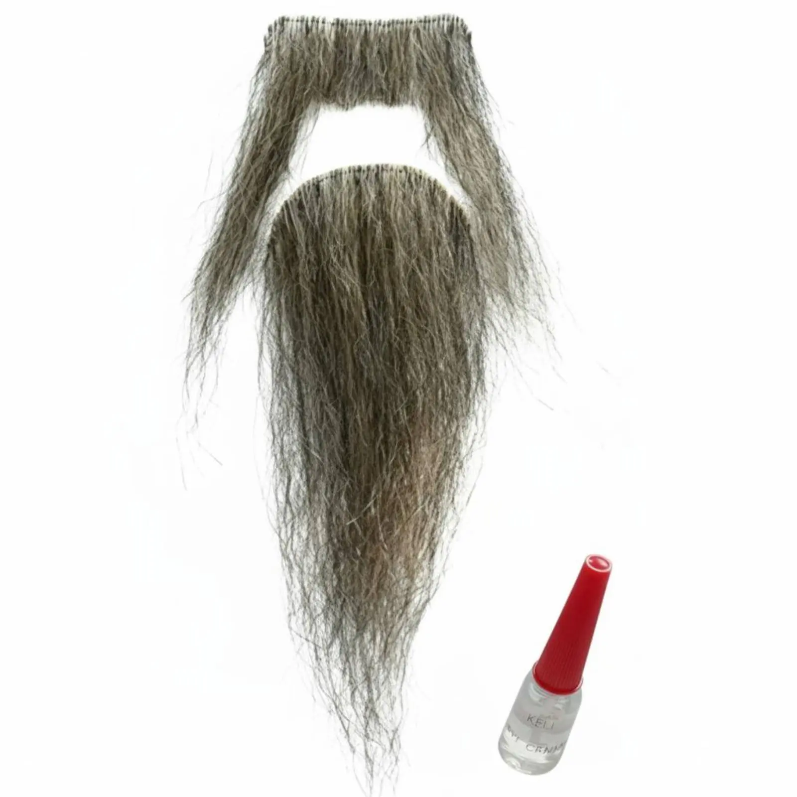 

Long Pale Stage Beard and Eyebrows Traditional and Appearance Character Disguise Kit Performance Quality Peel-and-Stick