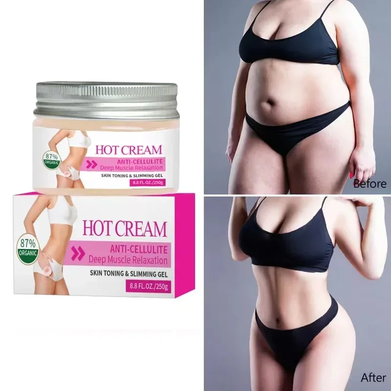 

Hot Cream Slimming Anti Cellulite Belly Firming beauty Body Tummy Fat Burning thigh Sweat Massage Gel Weight Lose Shaping Waist