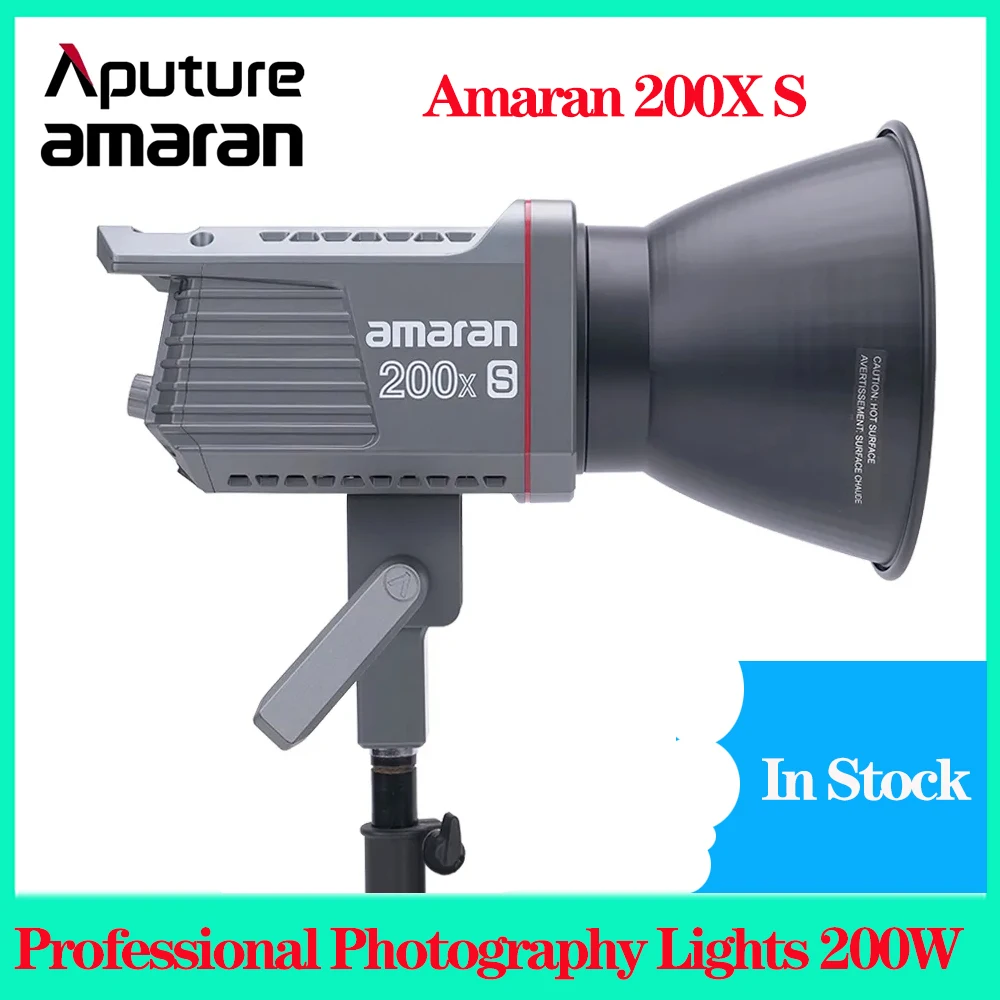 

Aputure Amaran 200X S Professional Photography Lights 200W Bi-Color LED Video Light 2700-6500K App Control Photography Light