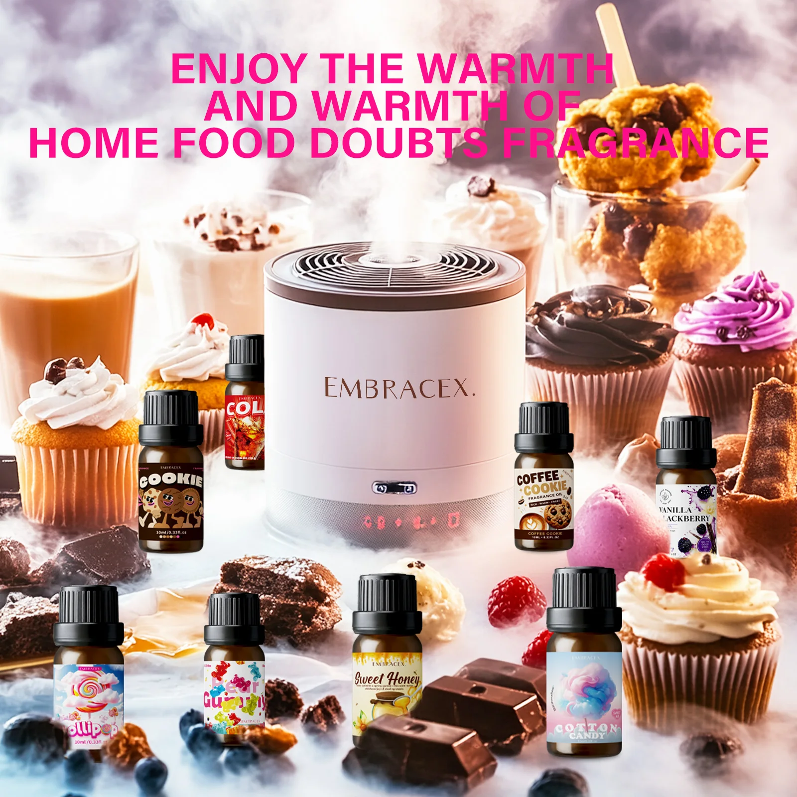 24 verschiedene köstliche Duftöle, Gourmet-Duftöle, langanhaltend, für Diffusoren/Kerzenherstellung, warme Duftgeschenke für Frauen – Detail 2