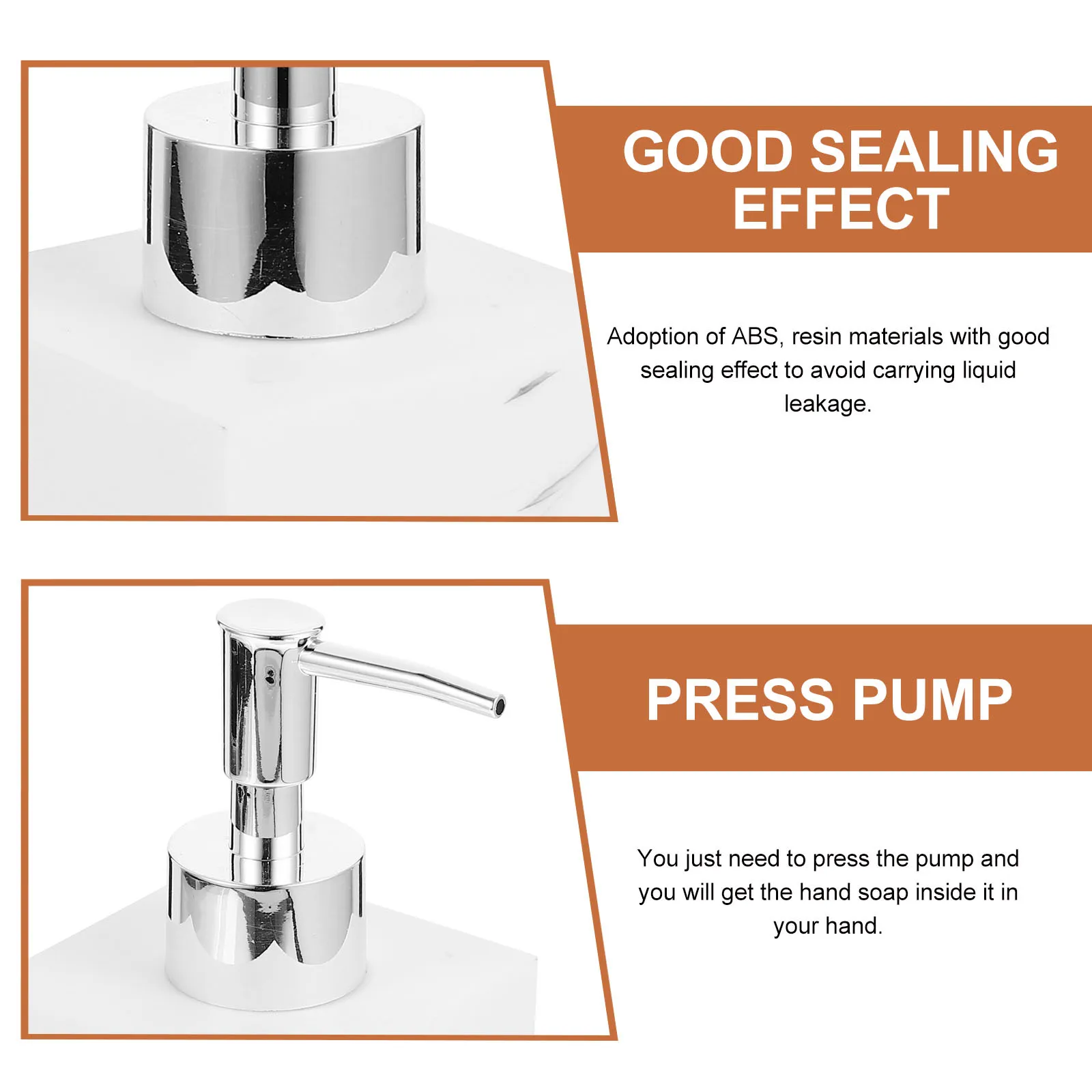 

Marble Pattern Soap Dispenser Refillable Abs Shampoo Bottle For Bathroom Kitchen Hand Soap Storage Reusable Pump Container