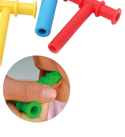 طفل مضغ أنبوب الكلام العلاج الأسنان مدلك الأطفال أدوات الحديث للتوحد الحسية التحدث تدريب إعادة تأهيل عضلات الفم