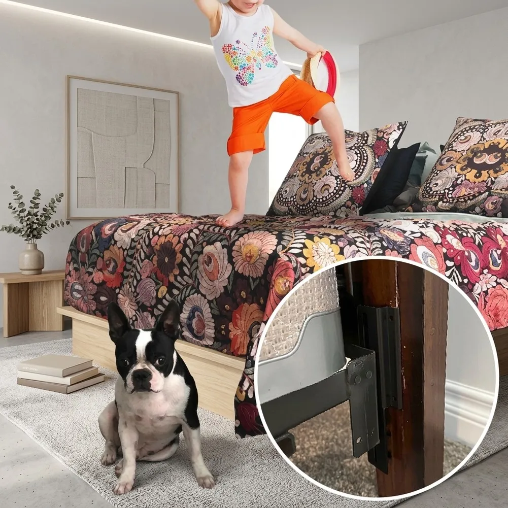 Stable Headboard Installation Headboard Adapter Bed Frame Converter Stable Connection Innovative Hook Plate Firmly In Place