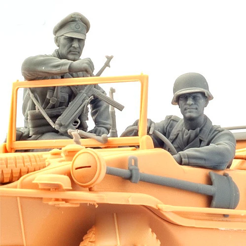 

1/35 Resin Model Kit Resin Soldier (2 people) Self Assembly and Coloring special offer A-2082