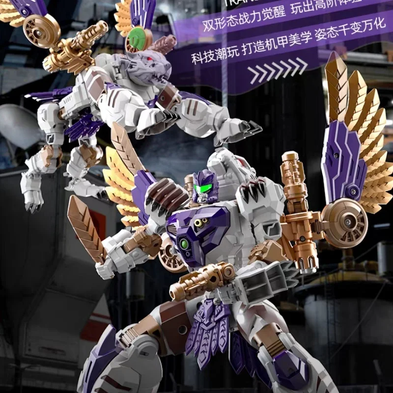ของเล่นแปลงร่างรุ่นใหม่จาก Lijiang Original Beast Machines ทรานส์ฟอร์เมอร์ บลู มังคุมะ แอคชั่นฟิกเกอร์ แปลงร่างไดโนเสาร์ บีดับเบิลยู บีสต์ วอร์ส โมเดลสะสม