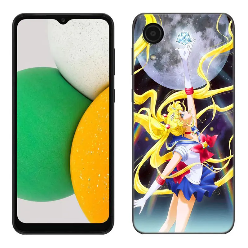 Pretty Soldier S-Sailor Moon Case For Samsung A01 A03 Core A04 A20 E A02 A10 A21 A30 A50 S A40 A41 A6 A8 Plus A7 2018 Cover