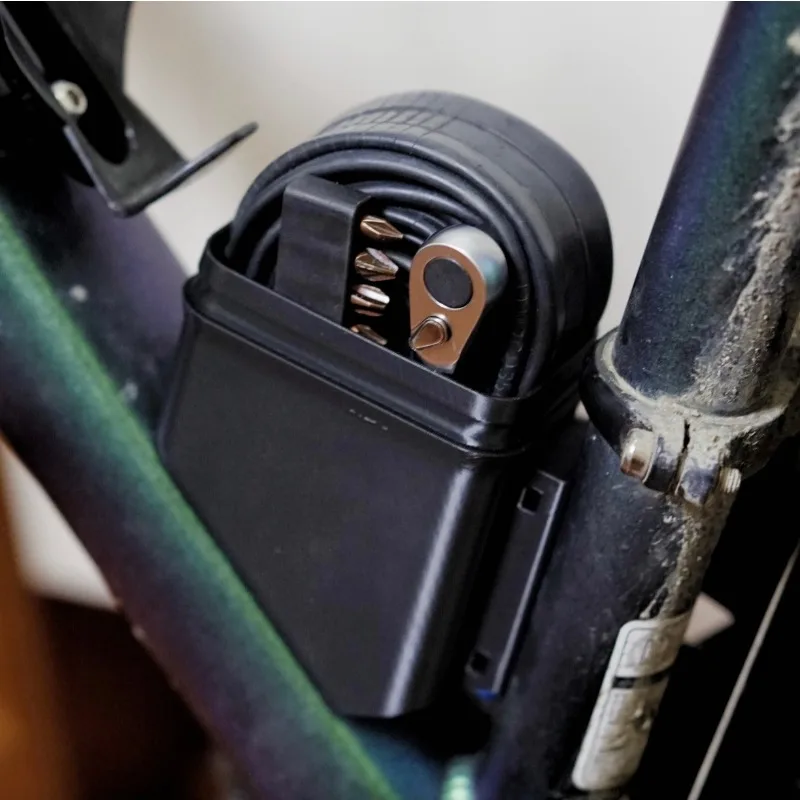 

Bike Storage Box Mountain Road Bike Tool Box Mini Lightweight Cycling Accessories Bicycle Upper Tube Bag Bicycle Accessories