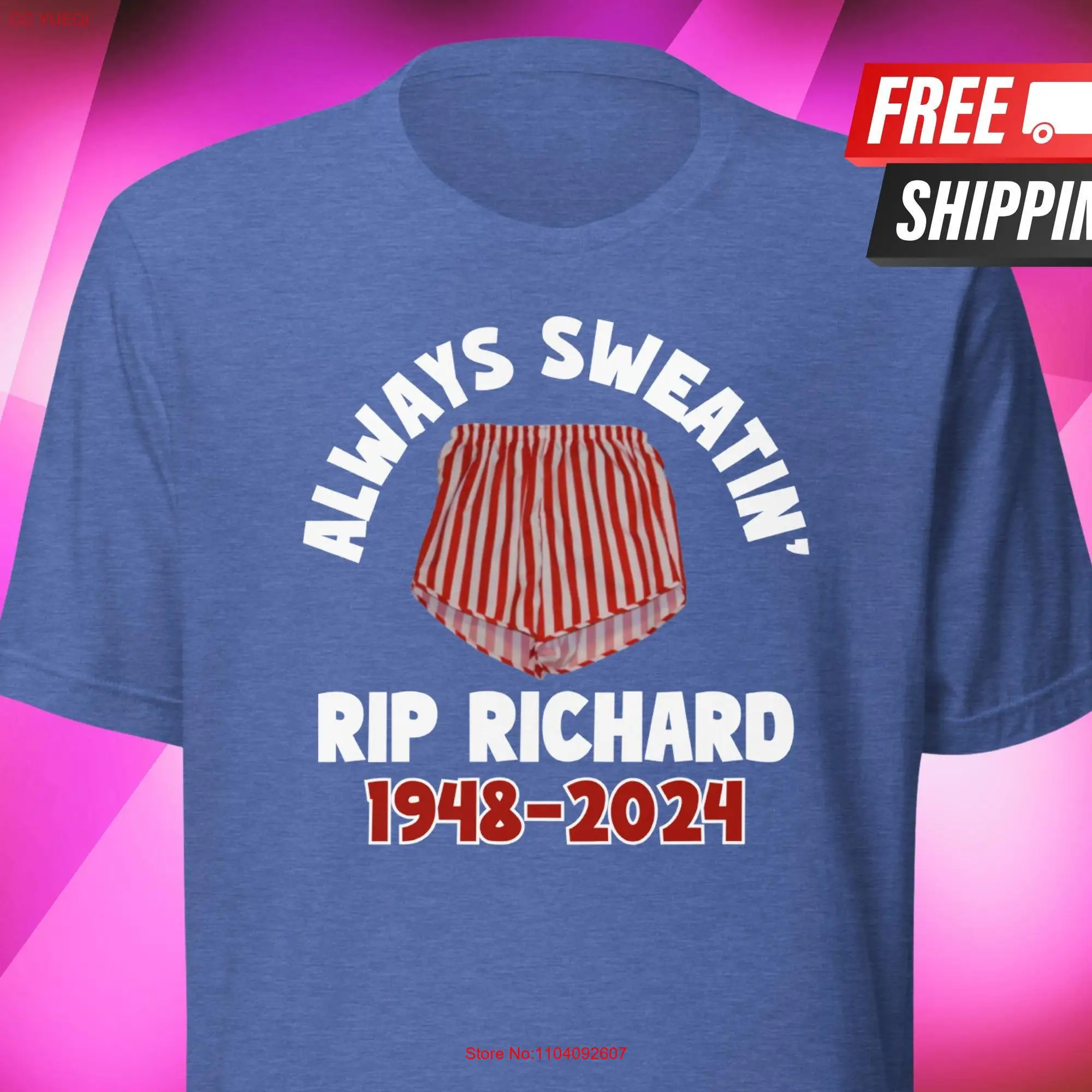 NEW Richard Simmons Tribute T Shirt 80s Nostalgia For Fan Walking Sweating Running Shorts long or short sleeves