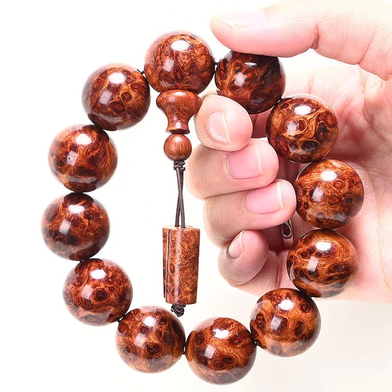 

Бирманские Huanghuali Full Burl Yingzi Мужские четки 2.0 Премиум ювелирные изделия ручной работы подарок другу