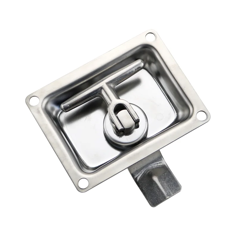 

Stainless Steel Door Toolbox Folding Compression Panel T Bar Handle Panel Lock / Vehicle Truck Cabinet Panel Paddle Lock