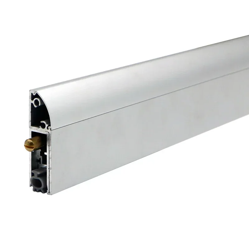

Hot SalesSurface Mounted Screw Fixed Type Door Bottom Seals Aluminum Auto Drop Down Door Weather Stripping Weatherstrips 915mm