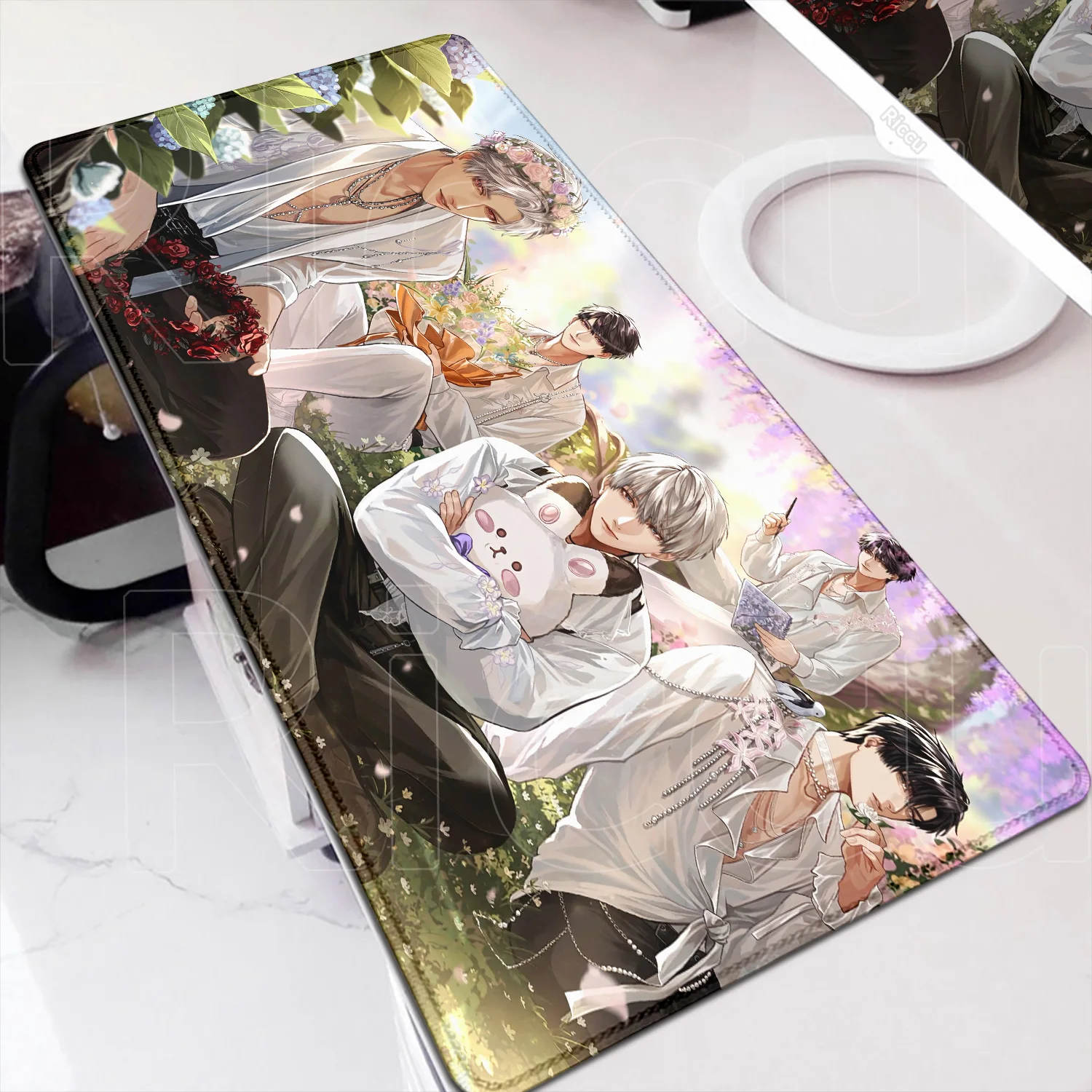 

Large Rubber Mousepad Hot Gaming Love and Deepspace Locking Edge Mouse Mat XXL Kawaii Gamer Office Deskmat Anime Keyboard Carpet