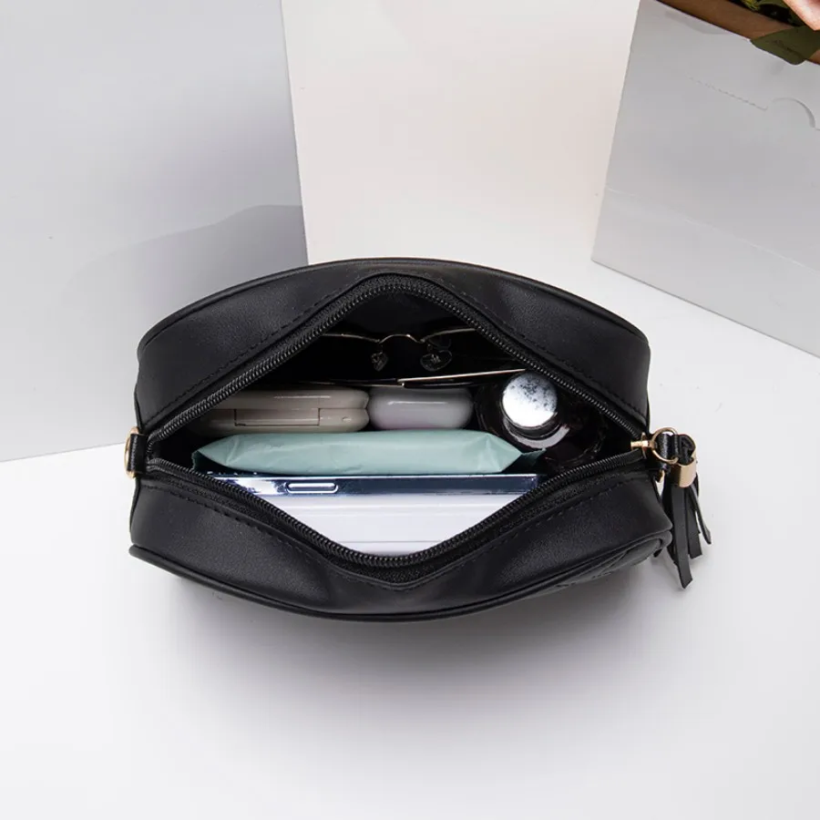 Lingge-Sac pour appareil photo à chaîne pour femme, petit sac à la mode, sacoche pour téléphone simple et confortable, littérature